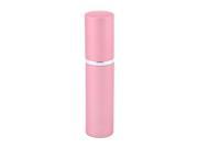 Unique Bargains10ml Portable Lipstick Shape Alloy Mini Perfume Spray Bottle Atomizer Case Pink