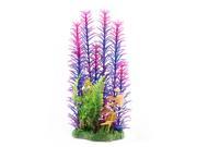 Unique BargainsAquarium Fish Tank Aquatic Ceramic Base Plant Grass Lawn Ornament Multicolor