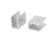 12mm Thickness Metal Rectangle Glass Shelf Clip Clamps Bracket Support 2pcs 12mm Thickness Metal Rectangle Glass Shelf Clip Clamps Bracket Support 2pcs