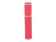 Unique Bargains8ml Portable Lipstick Shape Alloy Mini Perfume Spray Bottle Atomizer Case Red