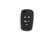 Unique Bargains Black 5 Button Soft Silicone Cover fit for Buick Lacrosse Regal Smart Remote Key