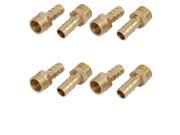 Unique Bargains1 4BSP Male Thread 8mm Hose Barb Tubing Fitting Coupler Connector Adapter 8pcs