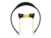 Unique BargainsSports bluetooth Wireless Stereo Neck Hanging Headsets Earbuds Earphone Yellow
