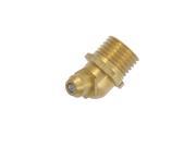 Unique Bargains Brass 45 Degree Angle Type 10mm Dia Thread Grease Nipple Zerk Fitting
