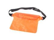 Unique BargainsWater Resistance Waist Strap Travel Hip Fanny Waist Bag Pack Belt Pouch Orange