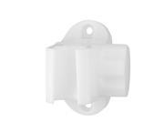 Unique BargainsBathroom Rotatable Wall Screw Mount Shower Head Holder Support Bracket White