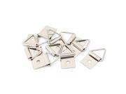 Picture Photo Painting Cross Stitch Mirror Frame Triangle Ring Hanger Hook 10pcs