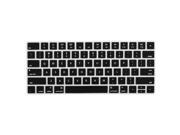 Unique BargainsComputer Silicone Wireless Water Resistant Keyboard Cover Black for iMac