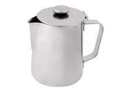Unique BargainsHome Metal Tea Water Coffee Pouring Storage Kettle Pot Holder Silver Tone 350ml