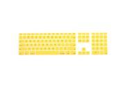 Unique BargainsSilicone Wire Keyboard Protector Cover w Numeric Keypad for Apple iMac Yellow