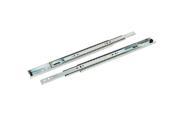 Unique Bargains15 inch 3 Sections Side Mount Telescoping Ball Bearing Damper Drawer Slide 2pcs