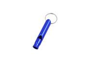 Camping Outdoor Aluminium Alloy Pendant Keys Holder Survival Whistle Blue