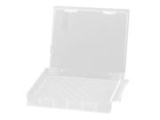 Plastic HDD External Protective Storage Box White for 2.5 Inch SATA Hard Drive