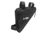 Bicycle Black Front Frame Triangle Bag Storage Pouch B SOUL Authorized