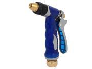 Unique BargainsCar Garden Plant Zinc Alloy Hose Spray Gun Nozzle Sprayer Water Fitting Blue