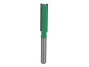 1 4 inch x 5 16 inch 32mm Depth Double Flute Straight Router Bits Cutter Green