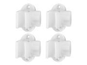 Home Plastic Rotatable Wall Screw Mount Shower Head Holder Support Bracket 4pcs