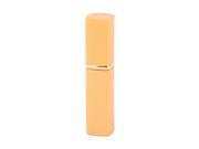 Unique Bargains6ml Portable Lipstick Shape Alloy Mini Perfume Spray Bottle Atomizer Gold Tone