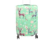 Unique BargainsSuitcase Polyester Deer Printed Dustproof Cover 22 25 Inch SAFEBET Authorized