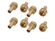 Unique Bargains1 2BSP Male Thread 10mm Hose Barb Tubing Fitting Coupler Connector Adapter 8pcs