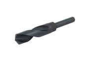 22.5mm Dia 1 2 inch Straight Shank HSS Twist Drill Bit Black