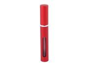 Unique Bargains5ml Portable Lipstick Shape Alloy Mini Perfume Spray Bottle Atomizer Case Red