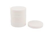 Sponge Round Makeup Tool Cosmetic Facial Face Powder Puff Pad Off White 8 Pcs