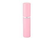 Unique BargainsTravel Alloy Cylinder Empty Portable Perfume Atomizer Spray Bottle Pink 5ml