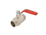 Unique BargainsDN20 3 4 inch Male Threaded End Lever Handle Ball Valve Pipe Fitting Connector