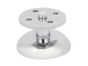 Unique BargainsHome Office Stainless Steel Round Base Leveling Foot Cabinet Leg 40mm Height