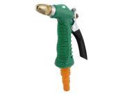 Unique Bargains Metal Head High Pressure Water Lever Spray Gun Tool Green Orange for Garden