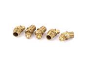 Unique Bargains M8 x 7mm Male Thread 45 Degree Angle Grease Nipples Fittings 5 Pcs
