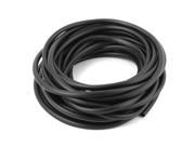 Unique BargainsFish Tank Aquarium Rubber Oxygen Balance Tube Pipe Hose Black 7.6M Length