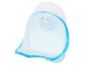 Bathroom Plastic Wall Hanging Suction Cup Holder Storage Hanger Clear Blue