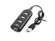 Unique Bargains4 Port USB Port High Speed USB Hub Sharing Switch for Laptop Pc Computer