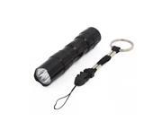 3W Mini Portable Black Waterproof White LED Lamp Bicycle Flash Torch Light