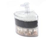 Plastic Shell Aquarium Biochemical Air Driven Corner Sponge Filter 12cm Height