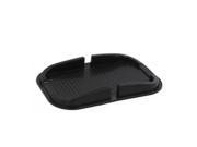 Black Rubber Mobile Phone Navigation Non Slip Pad Mat Holder for Car Auto