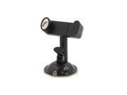 Unique Bargains Black Car Windscreen Dashboard Suction Mount Stand Holder for Mobile Phone GPS