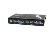 Female VGA HDDB 15 Pin PS 2 2 in 1 out PC Computer Selector KVM Switch