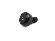 Mini In ear Invisible Wireless Bluetooth 4.0 with Mic Earbud Headphone Black