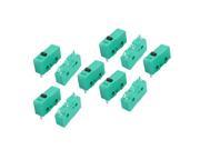 10Pcs AC250 125V 3A 3P Momentary Push Button Actuator Micro Switch Green KW12 0S