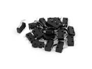 20Pcs AC250 125V 3A 3P Momentary 21mm Lever Arm Micro Switch Black KW12 3