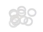 10pcs 16mm x 24mm x 3mm Silicone O Ring Seal Gaskets White for Pipe Tube Hose