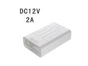 DC12V 2A Mini UPS Network Backup Uninterruptible Power Surge Protector White