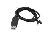 DC 3.3 5V 1M 3.3Ft PL2303HX USB Transfer To TTL RS232 Serial Port Adapter Cable