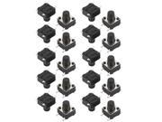 20Pcs 6mmx6mmx7.5mm PCB Momentary Tactile Tact Push Button Switch 4 Pin DIP