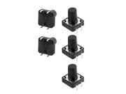 5Pcs 12mmx12mmx13mm Panel PCB Momentary Tactile Tact Push Button Switch 4Pin DIP