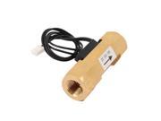 G1 4 Thread Liquid Water Flow Sensor Switch Control Meter Flowmeter 1.2 12L min