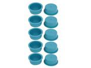 45mm Flange Mounted Tapered Hole Stoppers Waterproof Caps Baby Blue 10pcs